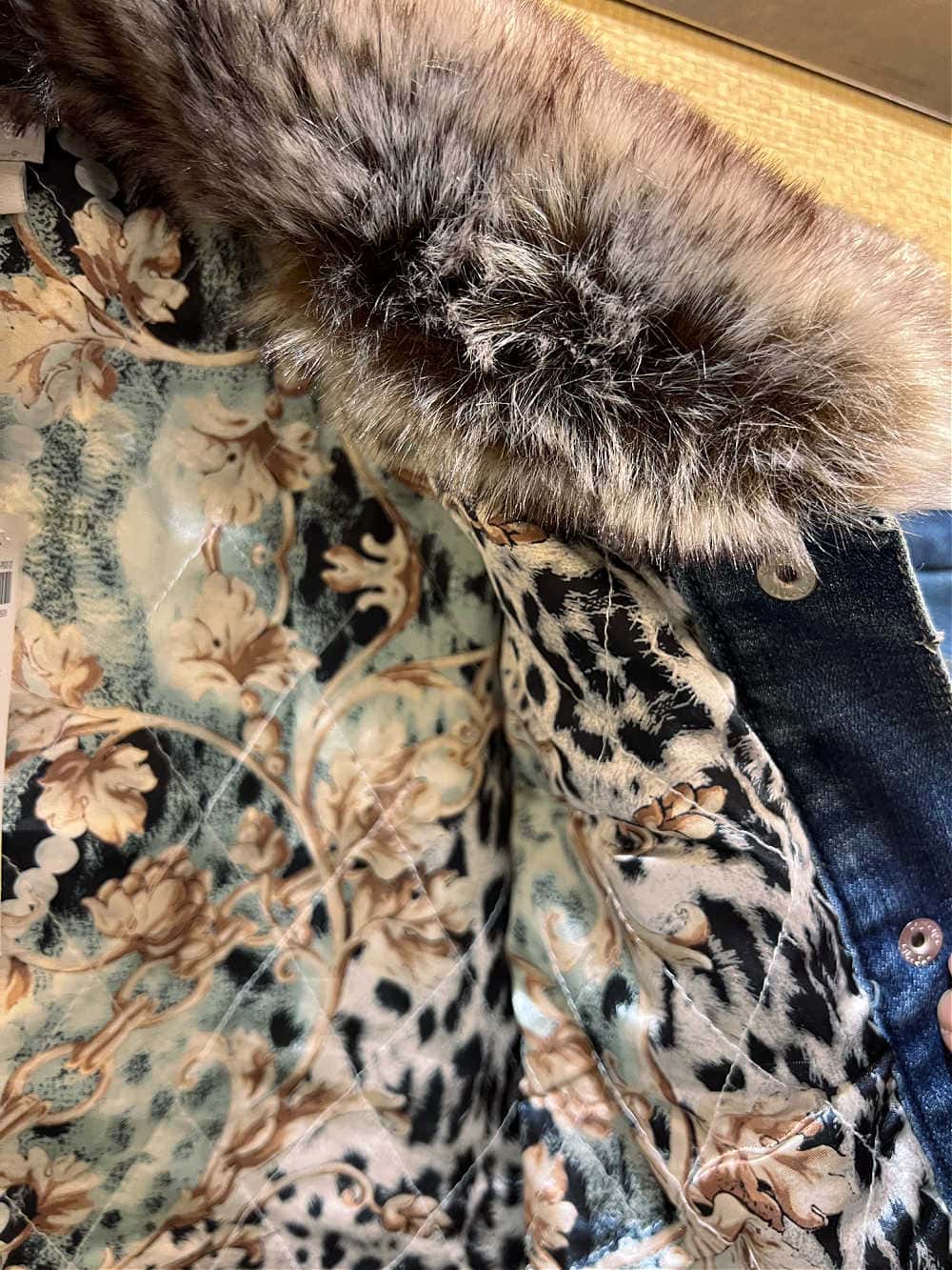 lining of denim jacket
