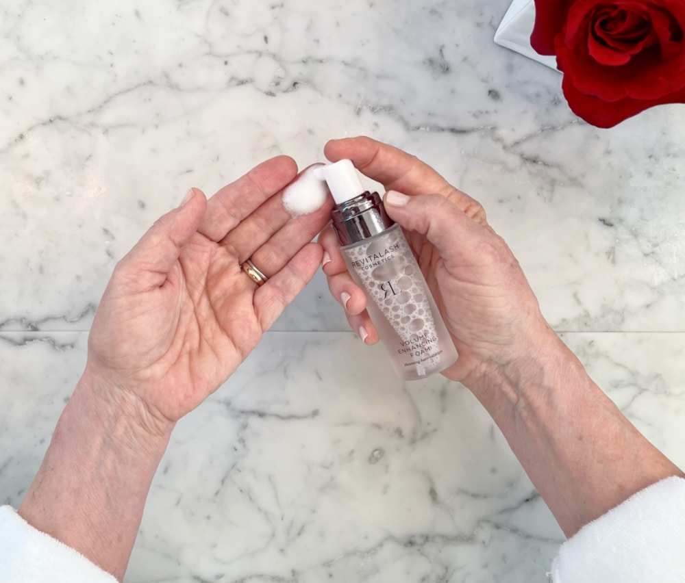 revitalash hair foam