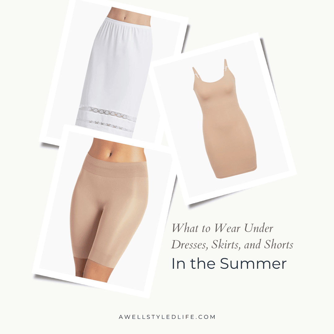 What to Wear Under Dresses, Skirts, and Shorts in the Summer