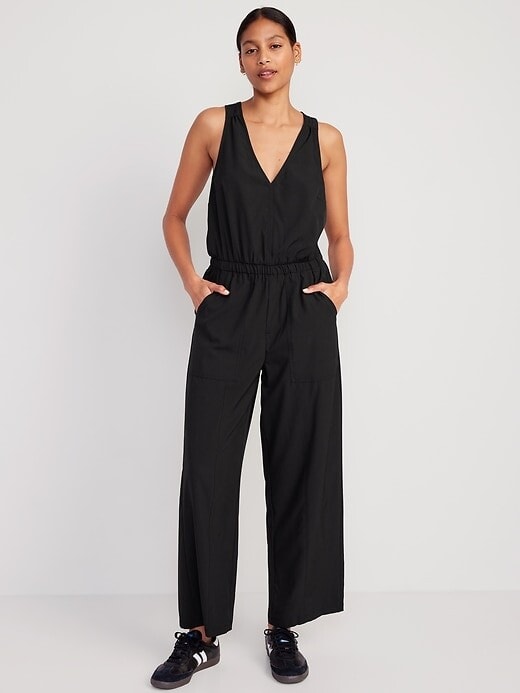 casual summer jumpsuit in plus sizes