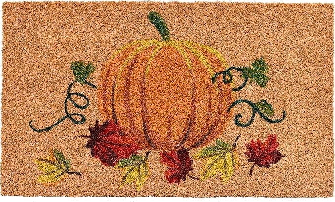pumpkin doormat from amazon