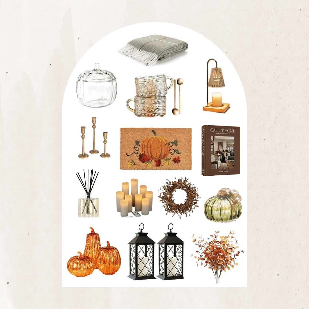collage of amazon home items