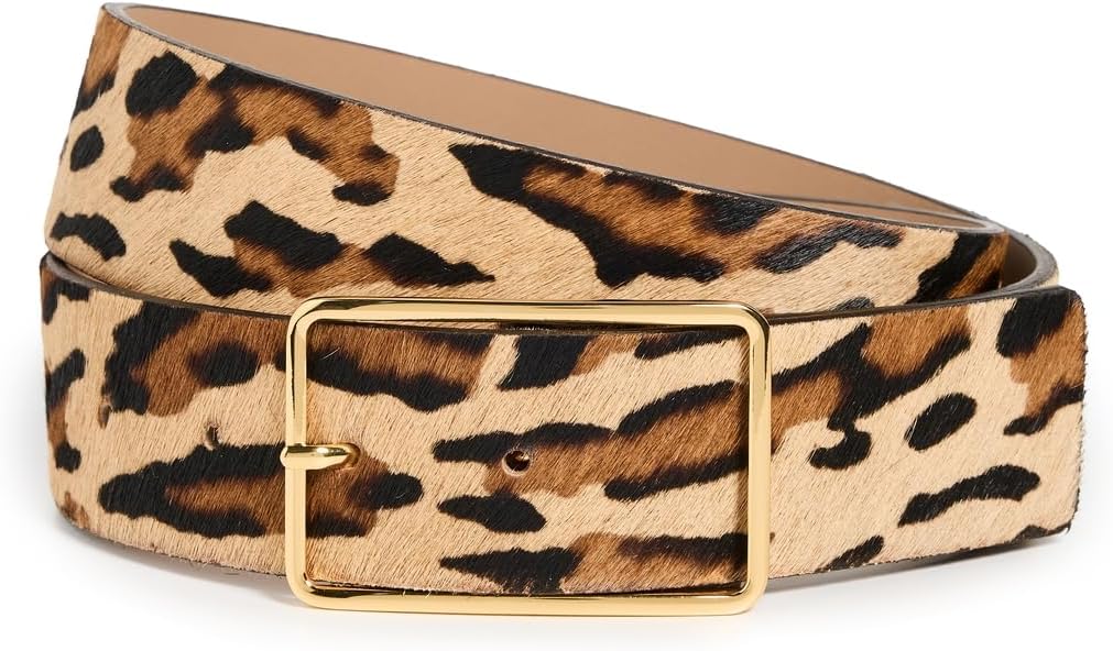 Millie Calf Hair Leopard Belt