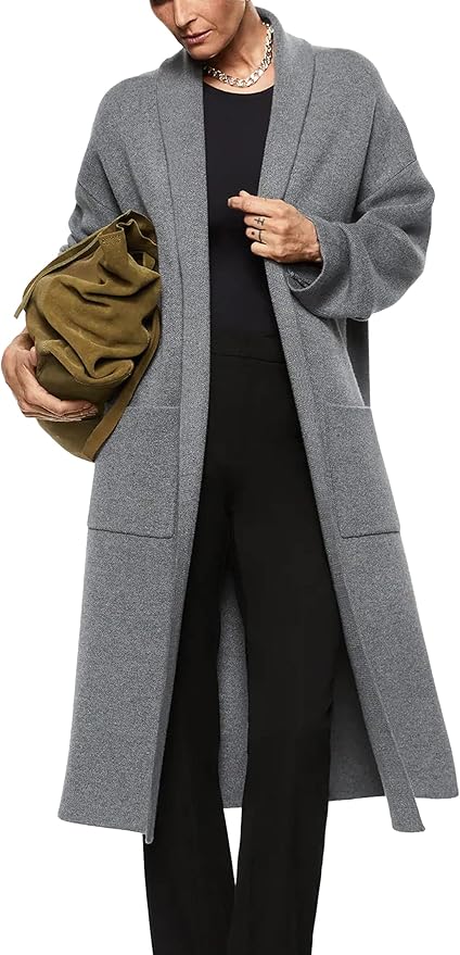 Amazon Fashion Long Sleeve Cardigan Coat Coatigan