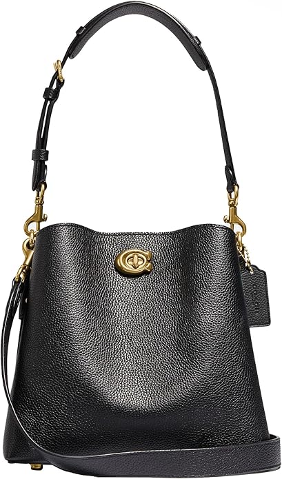 Coach Polished Pebble Leather Willow Bucket Amazon Fashion Black Friday Deals