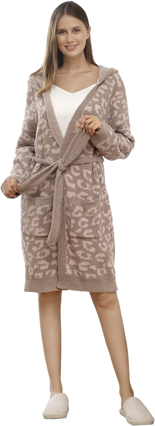 Barefoot Dreams Inspired Women's Knit Lightweight Absorbent Robes