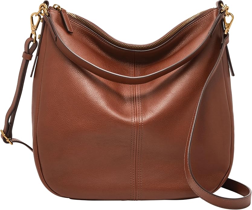 Fossil Jolie Leather Hobo Purse, Handbag for Women