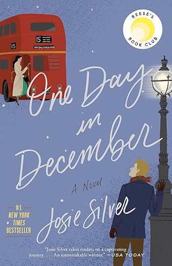 One Day in December by Josie Silver, Book for Women Over 50, Books to Read this Winter