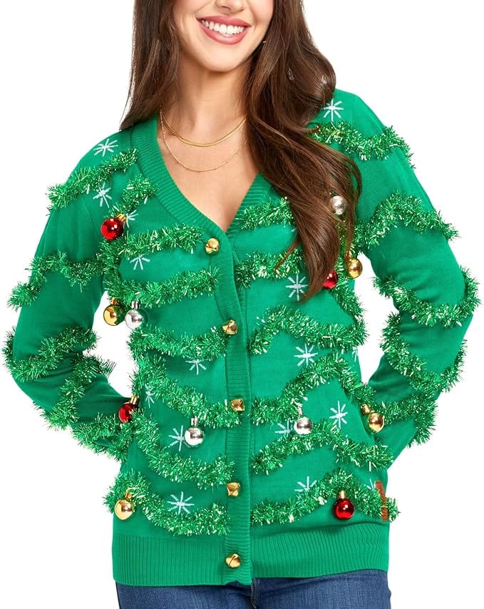 Ugly Christmas Sweater for Holiday Party Christmas Dinner Festive Clothing Under $100