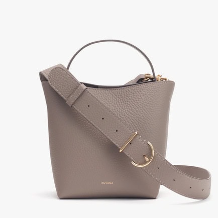 Cuyana Mini Linea Bucket Bag, Stylish and Practical Handbag for Women