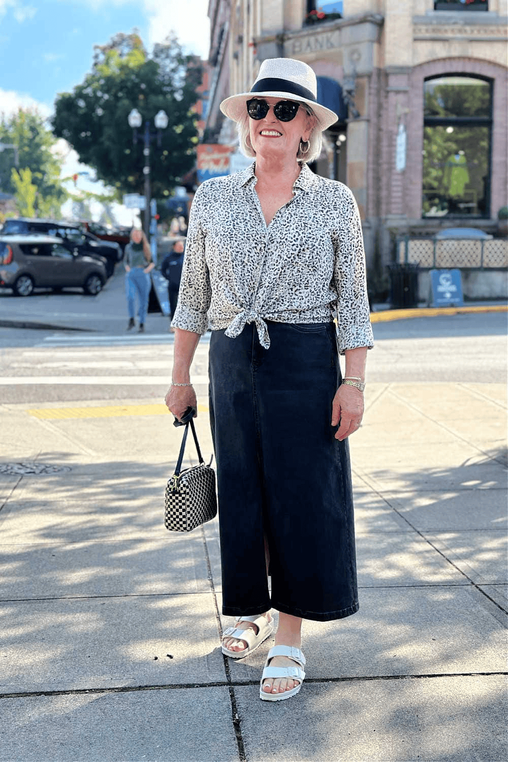 BEST DENIM SKIRTS FOR WOMEN OVER 50