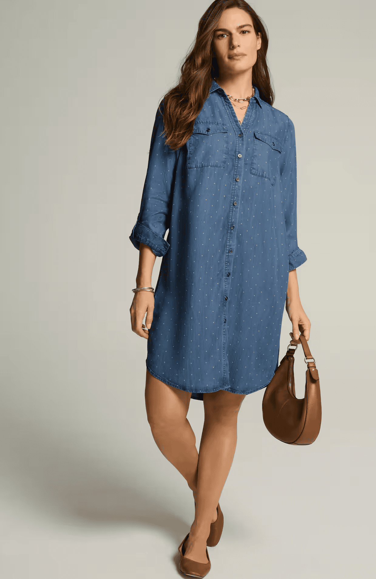 Polka Dot Shirtdress