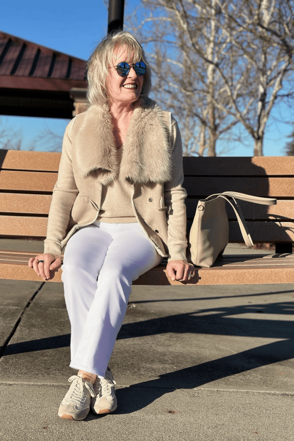 CUYANA LEATHER TOTE BAG