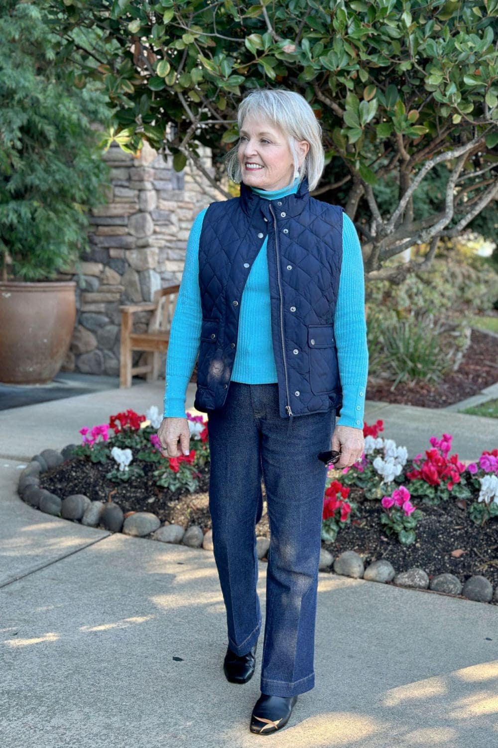 Talbot's Modern Flare Leg Jeans Best Fashion for Women Over 50