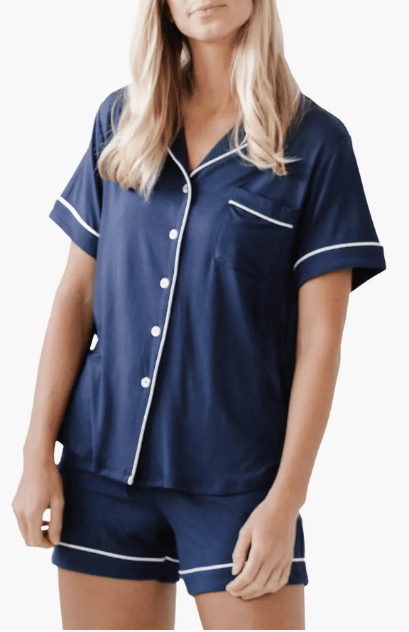 classic button down pajamas for women over 50