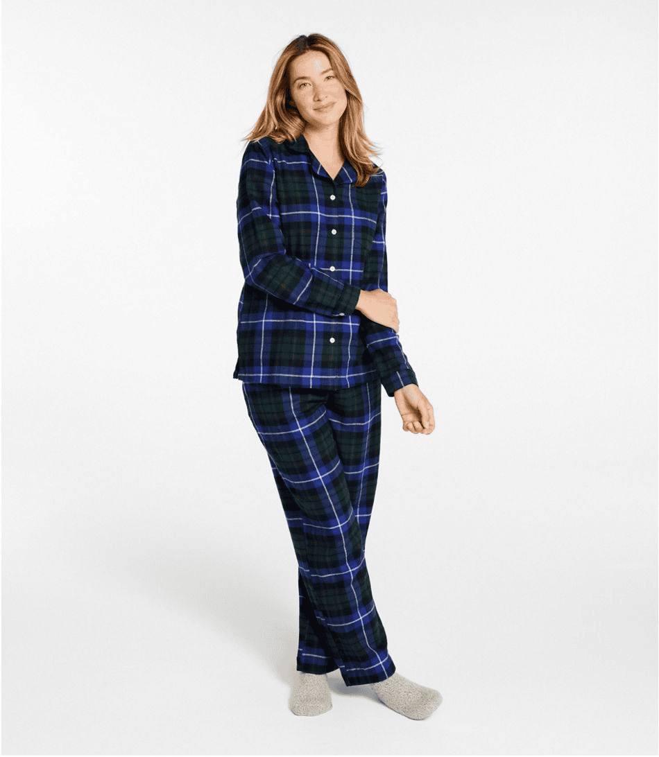 BEST FLANNEL PAJAMAS FOR WOMEN OVER 50