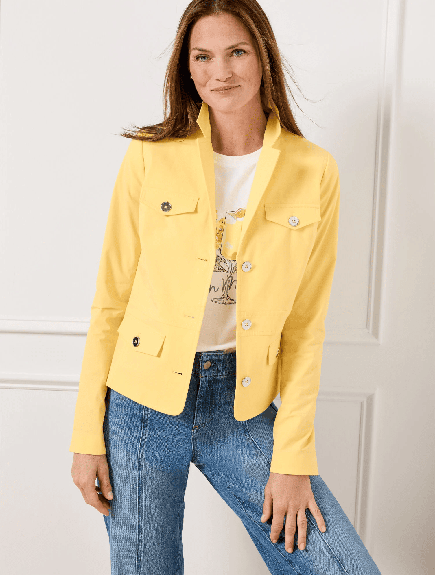 FRESH POPLIN JACKET TALBOTS SPRING 2025