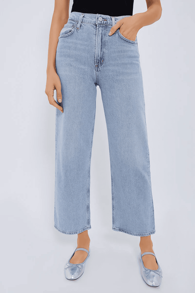 AGOLDE WIDE LEG JEANS