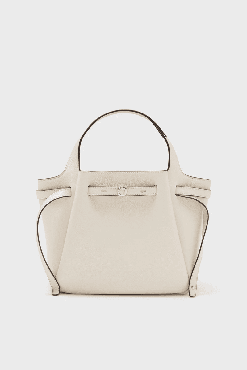 TORY BURCH NEUTRAL CREAM SATCHEL