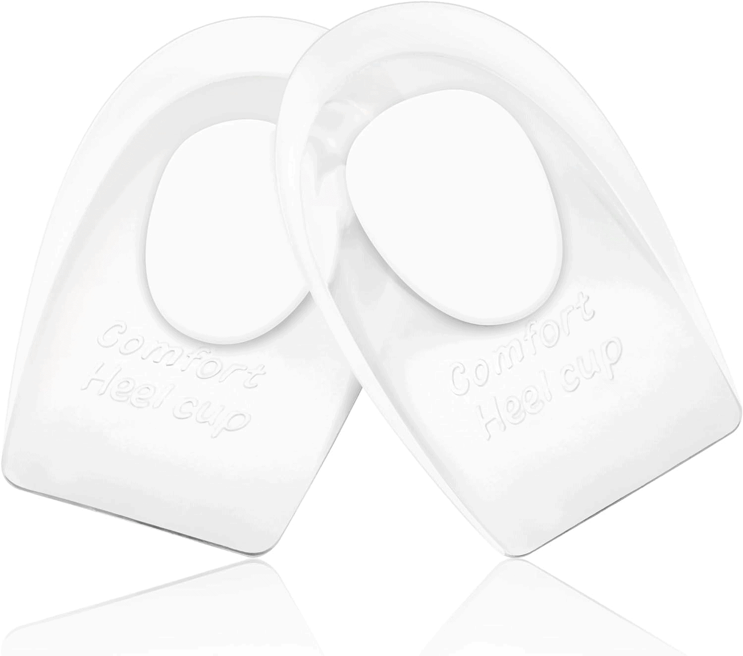 GEL HEEL CUPS FOR COMFORTABLE SHOES, FOOT PAIN CURES