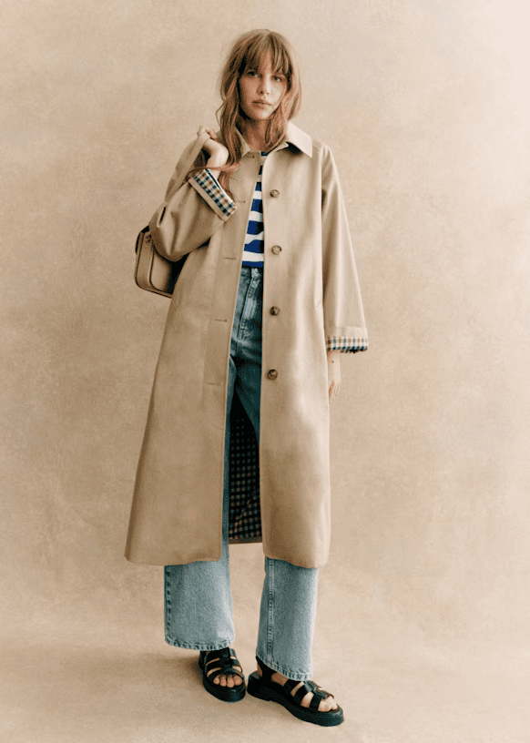 SINGLE BREASTED TRENCH FOR WOMEN OVER 50