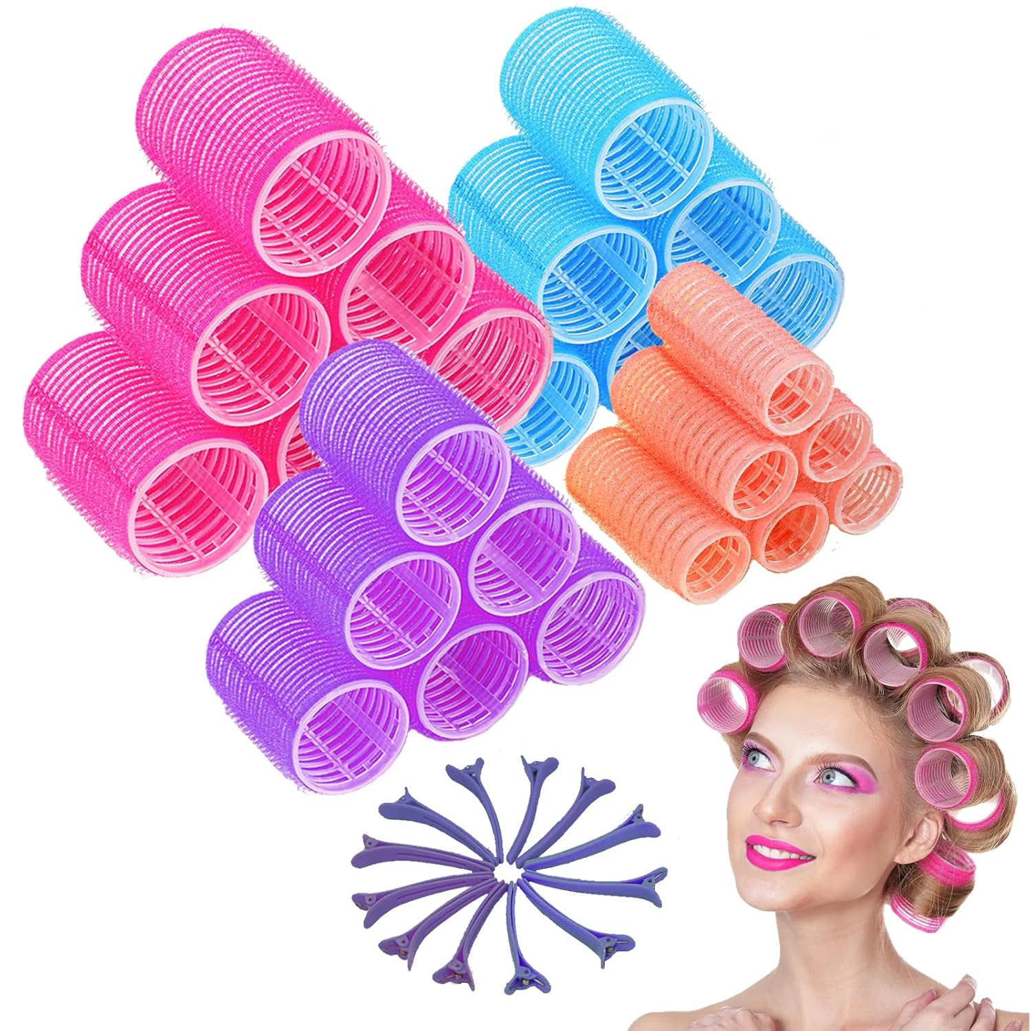 Hair Rollers Set, 36 Pcs