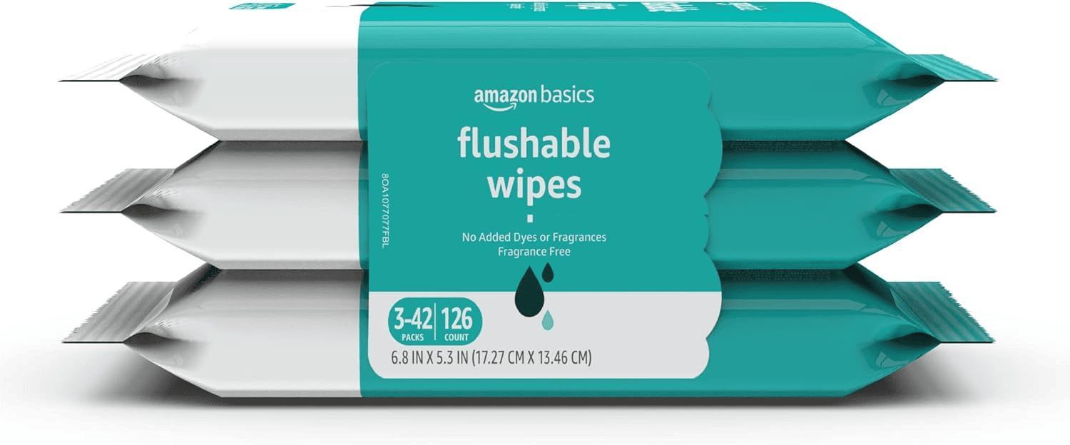 Flushable Fragrance Free Wet Wipes