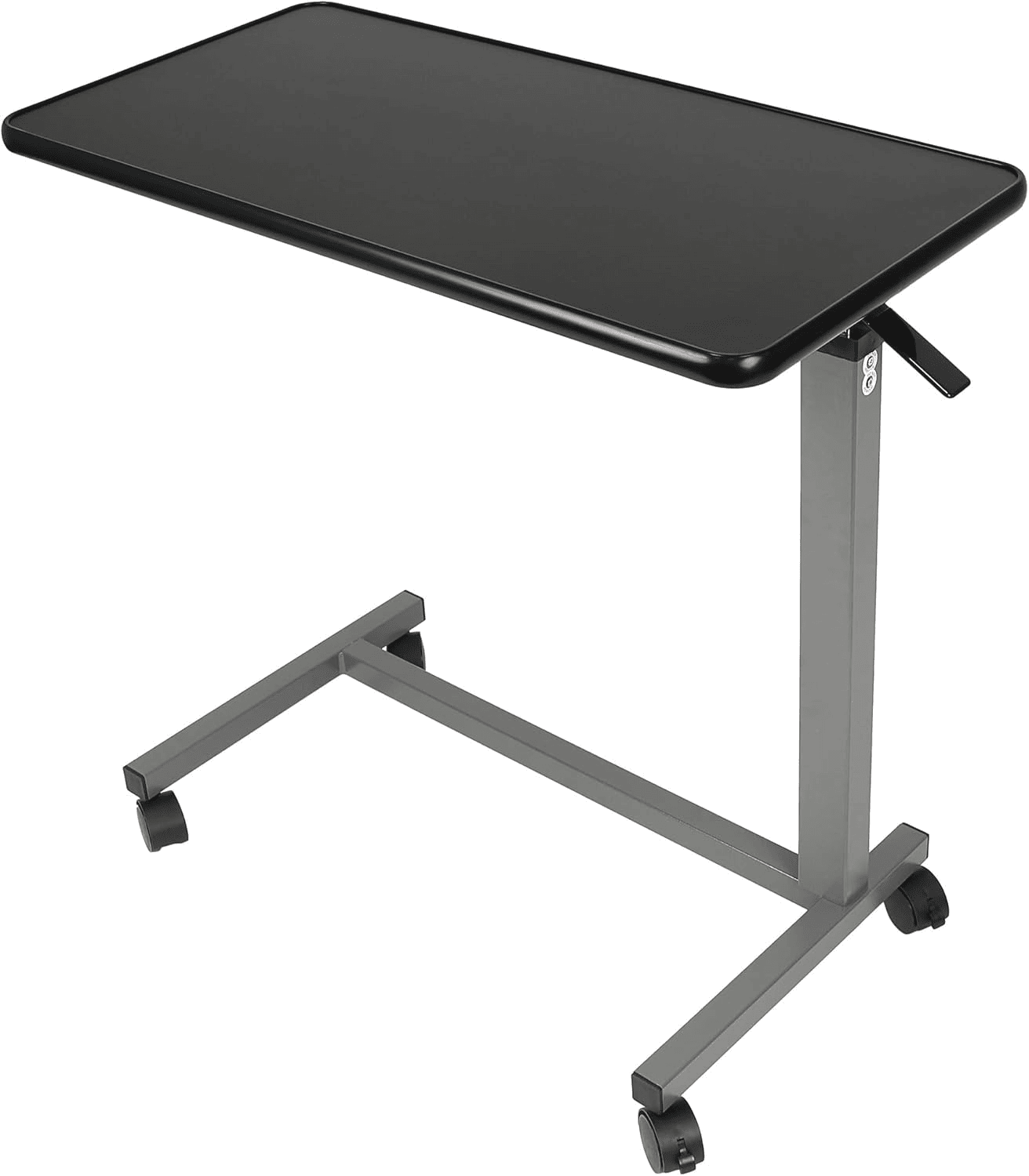 Adjustable Overbed Bedside Table with Wheels To make At Home Surgery Recovery Easier
