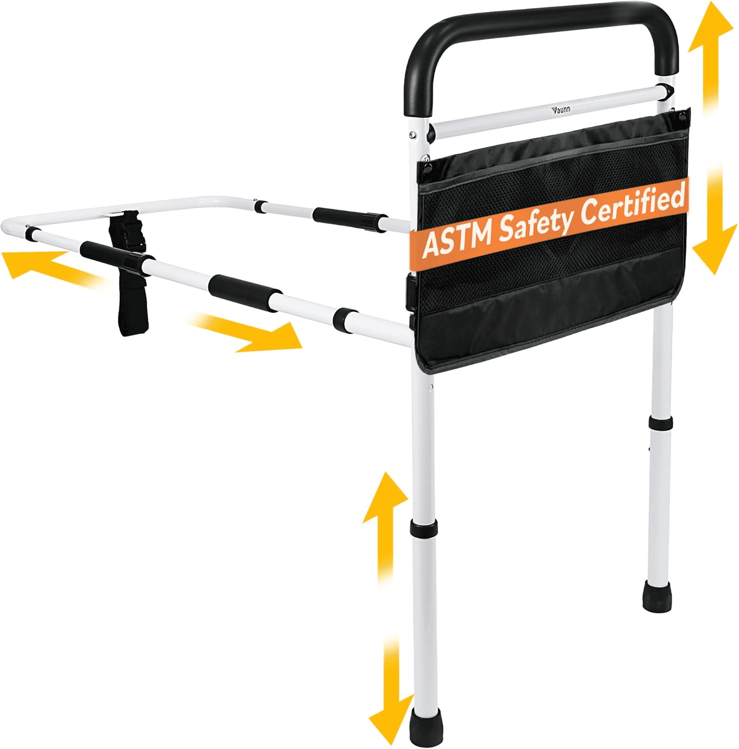 Adjustable Bed Assist Rail Handle for at home hospital bed