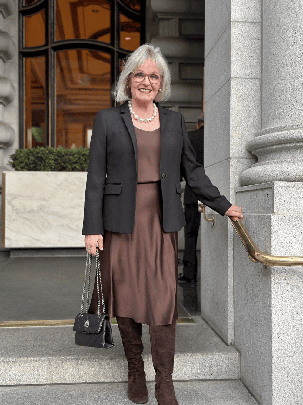 CHOCOLATE BROWN IS A TRENDING COLOR FOR FALL 2025 AND HERE IS HOW I STYLE IT AS A WOMAN OVER 60
