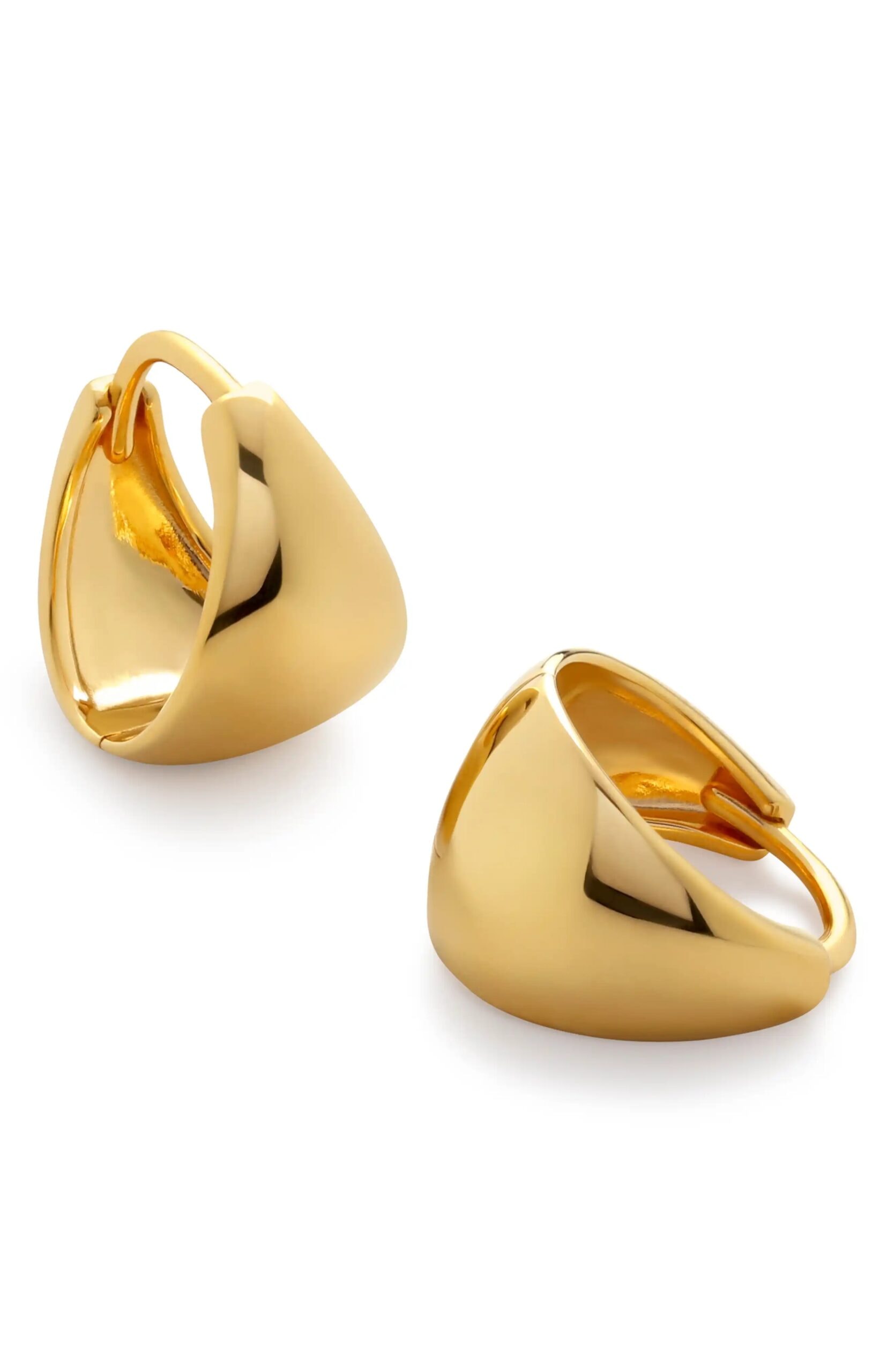 Monica Vinader Gold Earring Hoops
