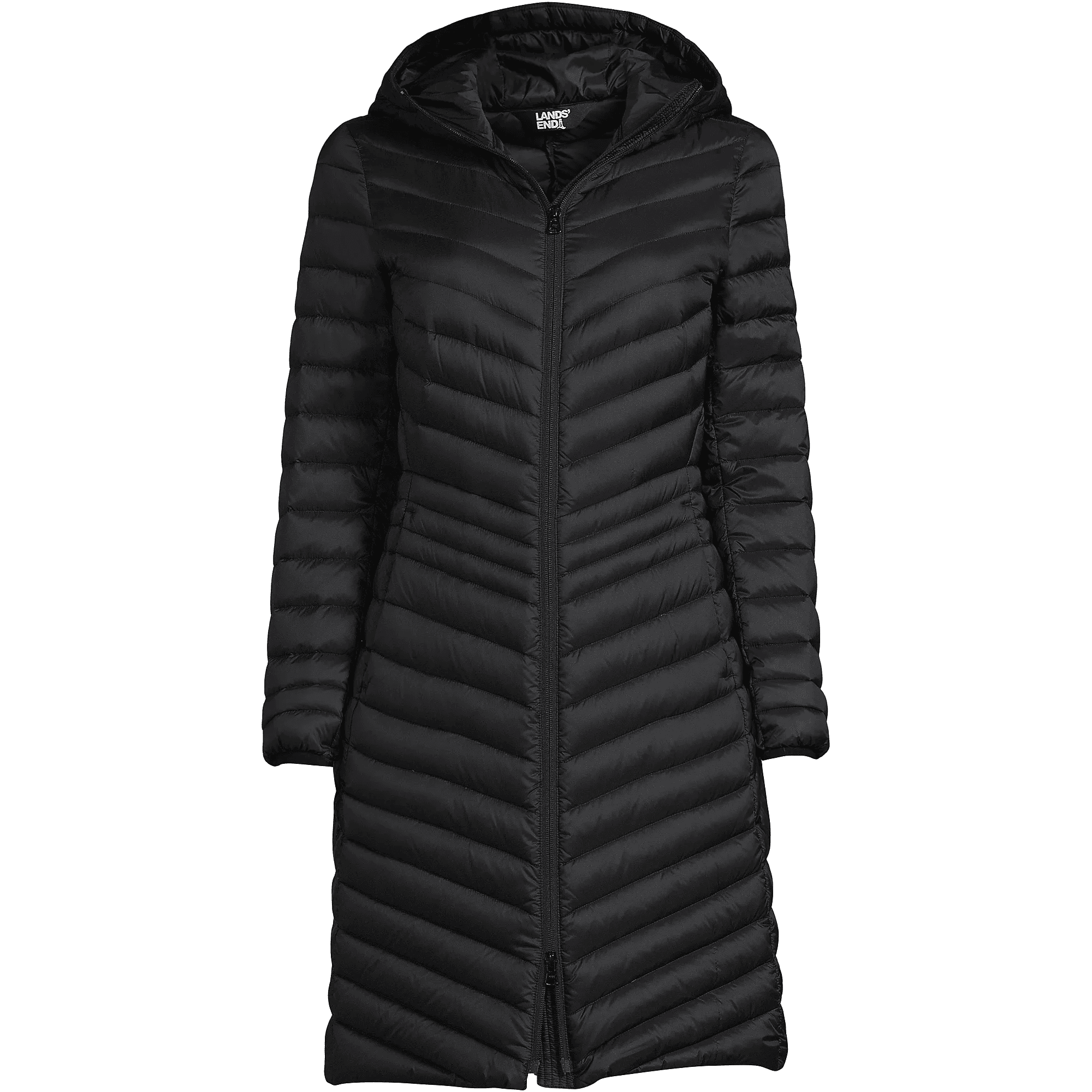 Lands' End Women's Wanderweight Packable Down Coat WARM COAT THAT WON'T MAKE YOU OVERHEAT